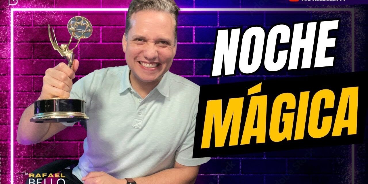 Noche mágica!! Llegó Antonella y el Premio Emmy más importante de mi carrera | #RafaelBelloShow