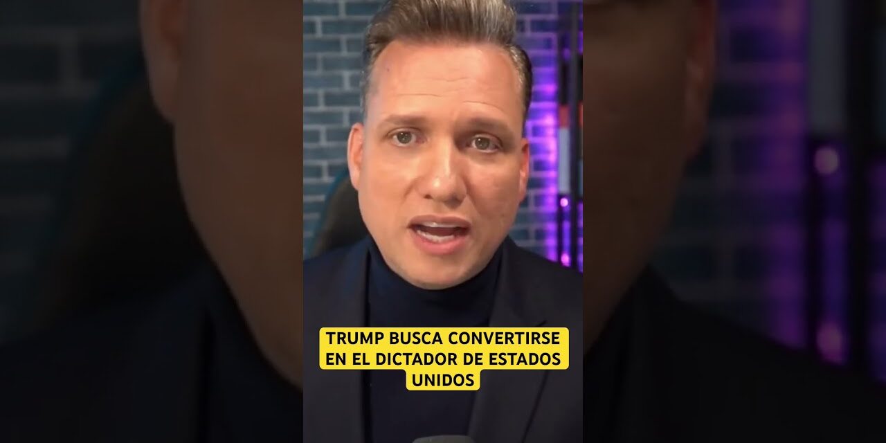 Donald Trump busca convertirse en el dictador de los Estados Unidos, según su Plan 2025. #shorts