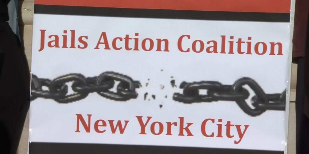 Activistas realizan manifestación por la reforma carcelaria en Washington Square Park