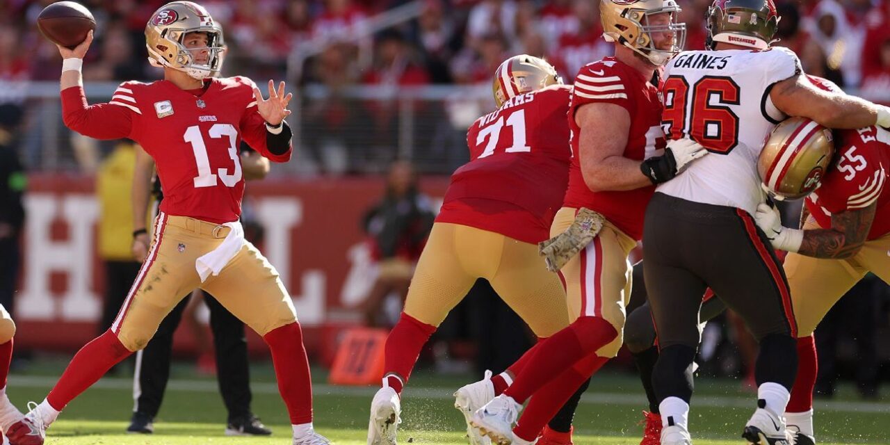 Brock Purdy logra un índice de pasador perfecto en la victoria de los 49ers