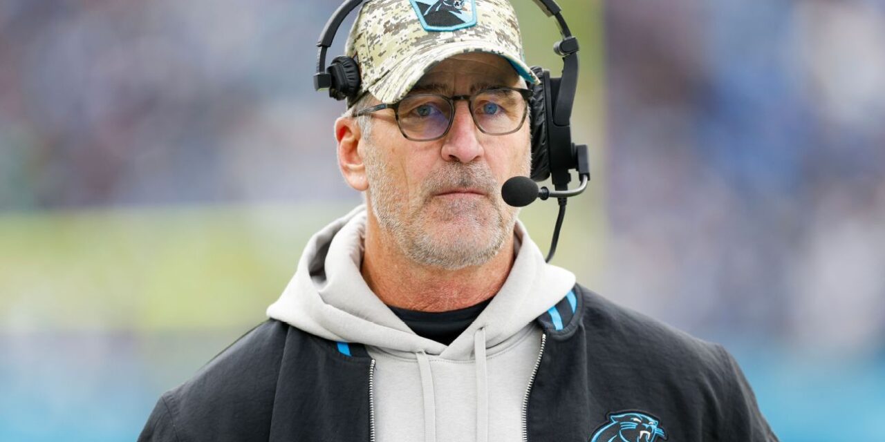 Carolina Panthers despide al entrenador en jefe Frank Reich