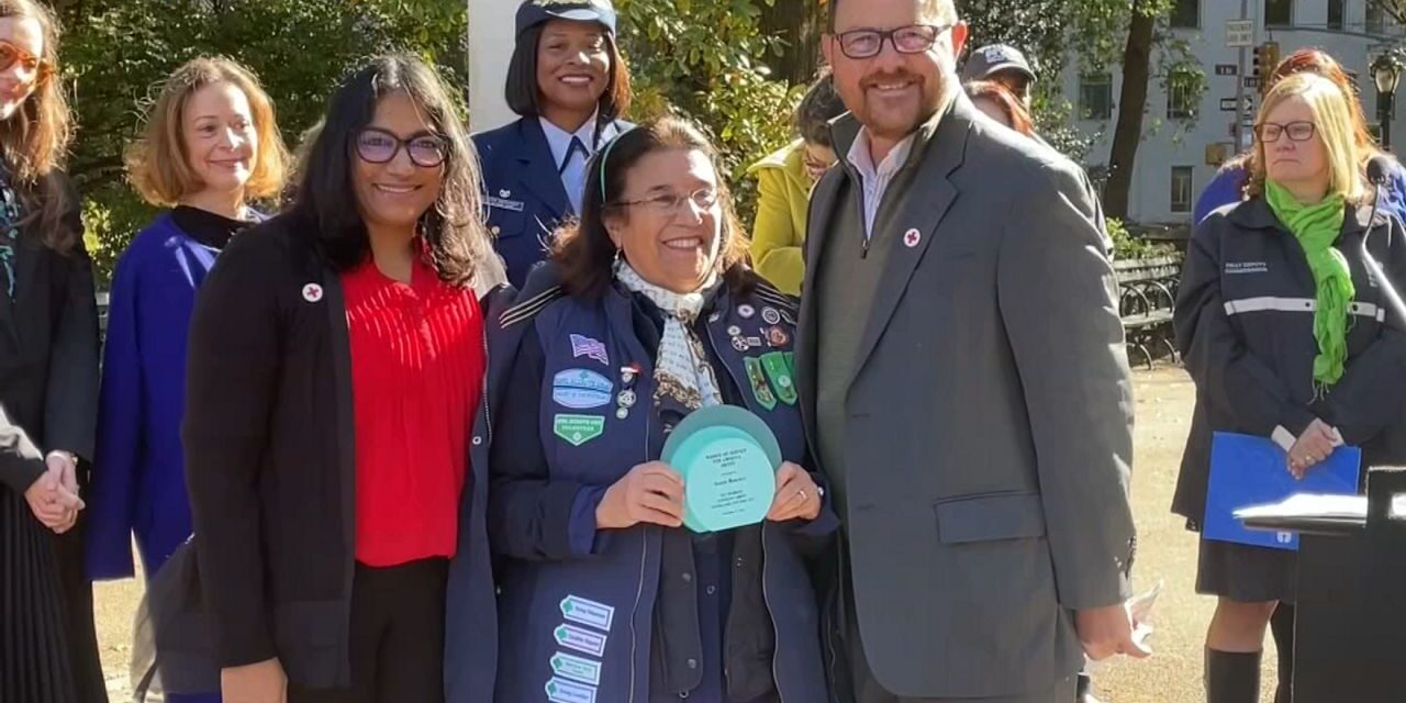 Celebración de mujeres miembros del servicio realizada en Central Park