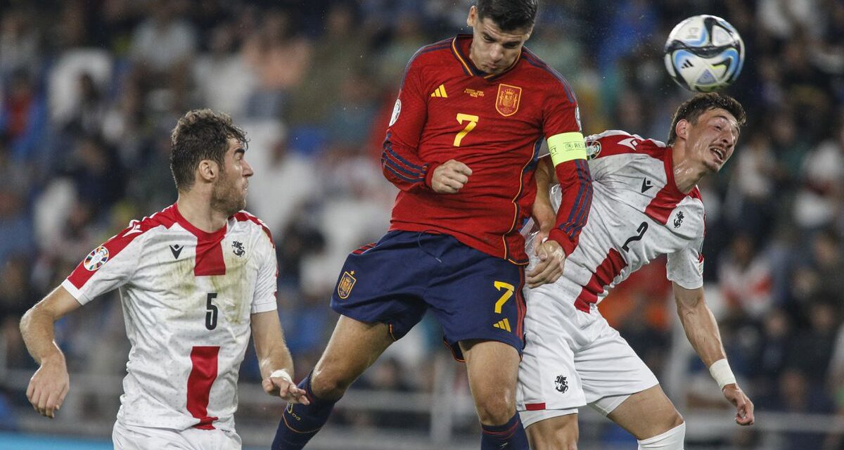 Clasificación para la Eurocopa 2024 en directo |  Kvaratskhelia empata para Georgia el partido ante España |  Fútbol |  Deportes