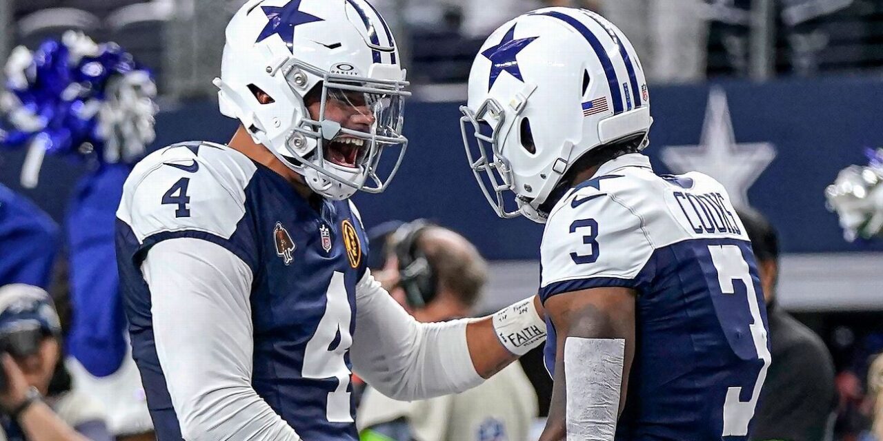 Dak Prescott lanza cuatro touchdowns mientras los Cowboys aplastan a los Commanders