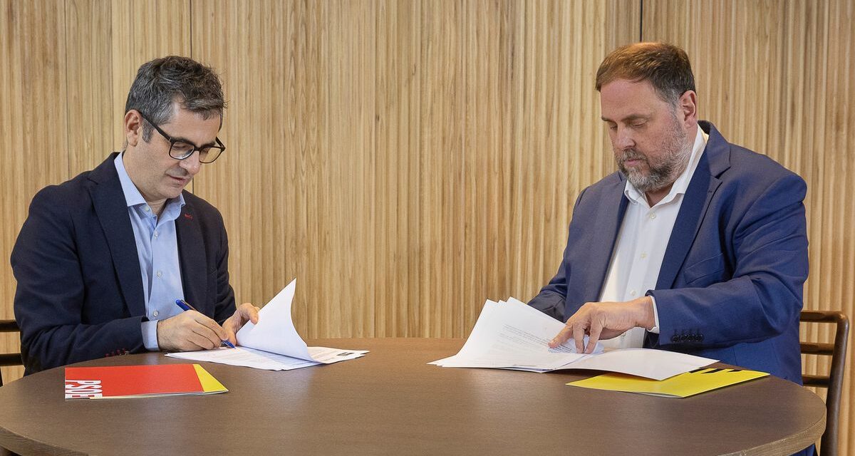 El acuerdo entre el PSOE y ERC incluye la condonación de 15.000 millones de deuda a Cataluña |  Cataluña |  España