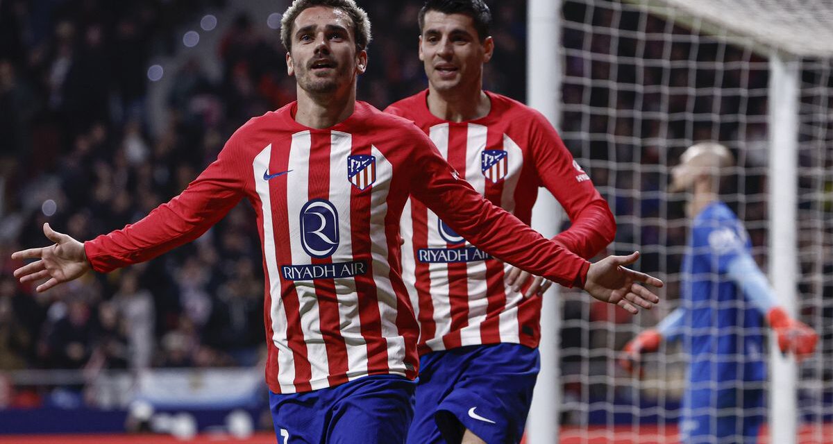 Griezmann abre la lata del Mallorca con un cabezazo imperial |  Fútbol |  Deportes