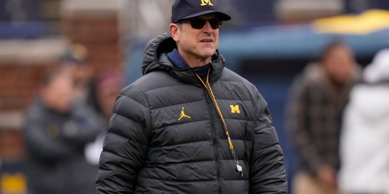 Jim Harbaugh de Michigan no será entrenador contra Penn State