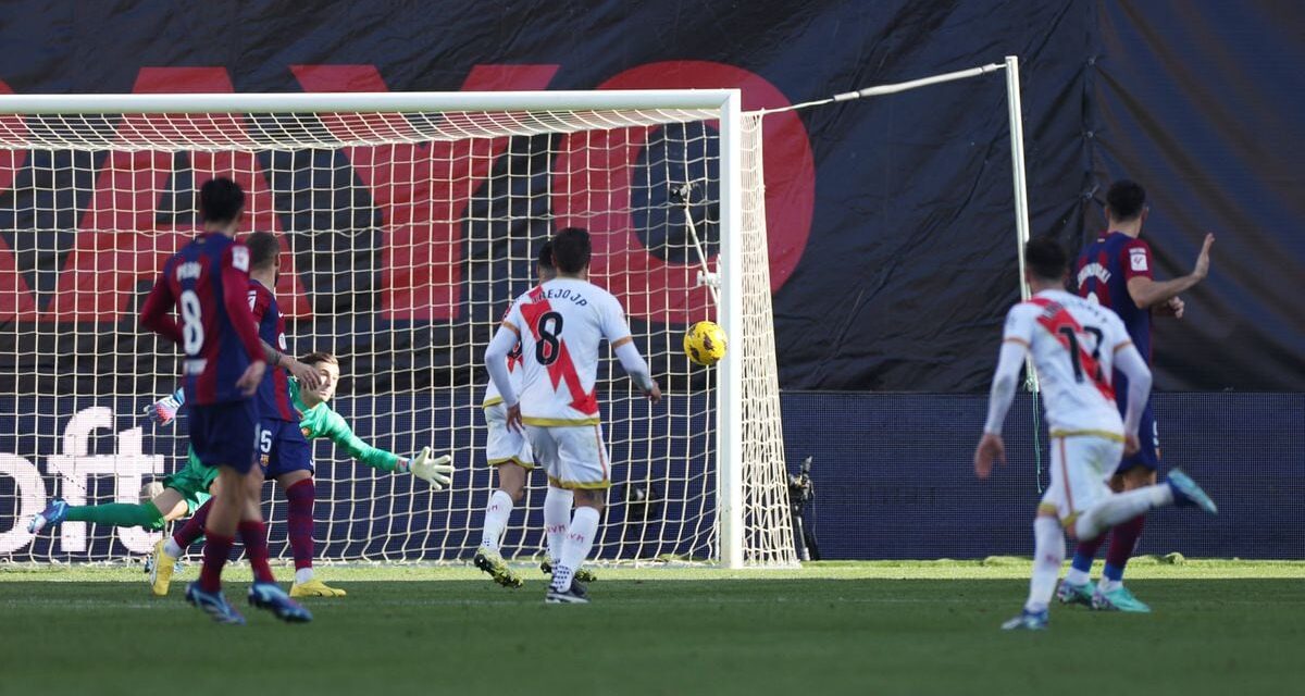 La Liga: El Barcelona no se espabila en Vallecas |  Fútbol |  Deportes