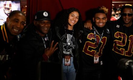 La hija de Sean Taylor continúa el legado de su padre