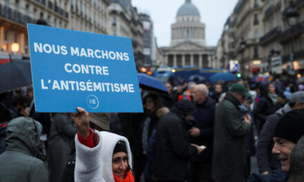 La marcha contra el antisemitismo que evidencia divisiones políticas irreconciliables.