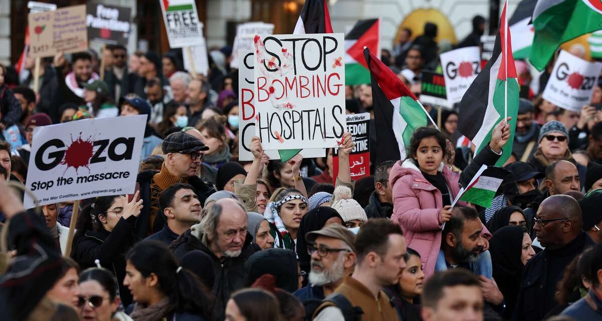 La marcha pro Palestina por la que se desató una tormenta política en Reino Unido