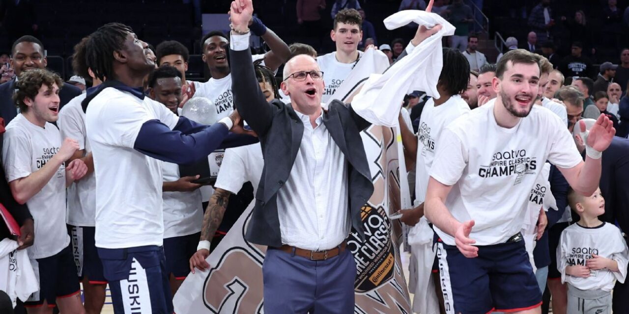 La racha de victorias de dos dígitos fuera de la conferencia de UConn ahora es de 22