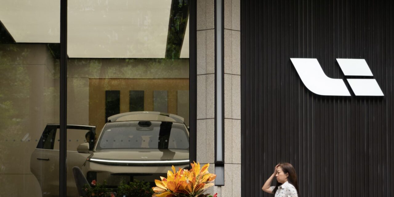La startup Li Auto está superando las ventas de vehículos eléctricos de Tesla en China