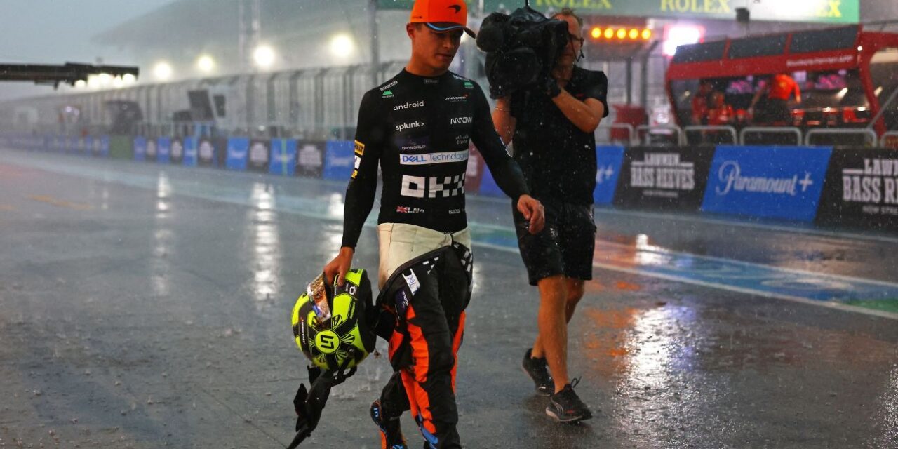 Lando Norris 'destripado' cuando McLaren perdió la pole en Brasil