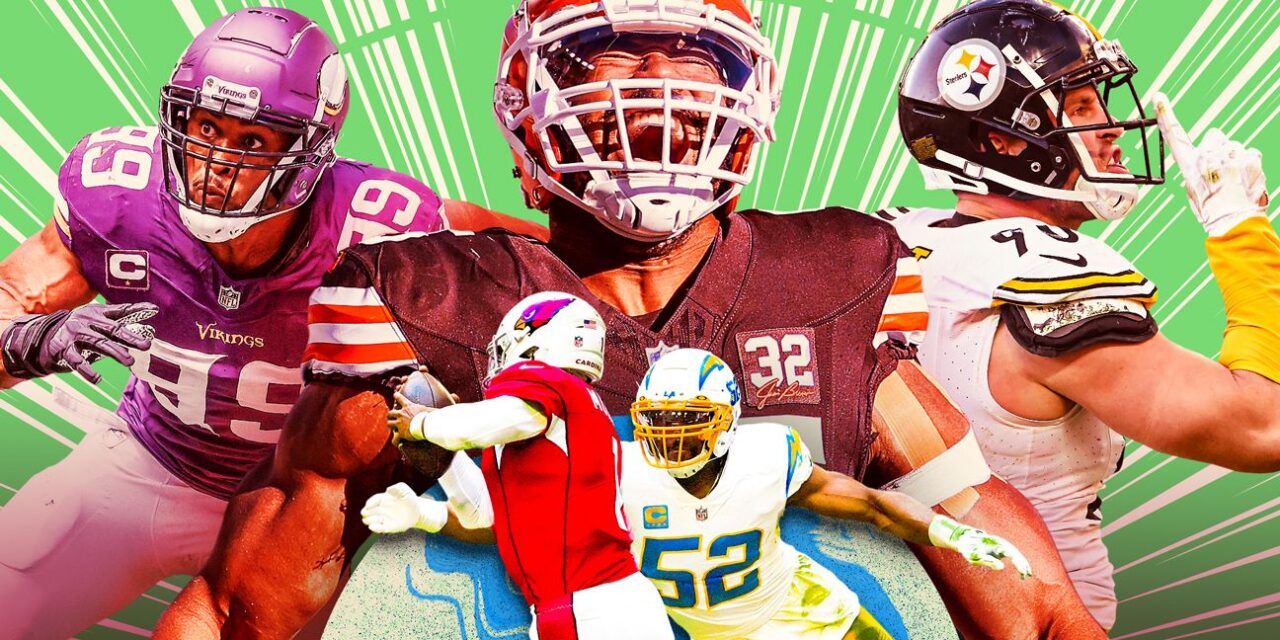Líderes en capturas de la NFL: TJ Watt y Myles Garrett persiguen el récord