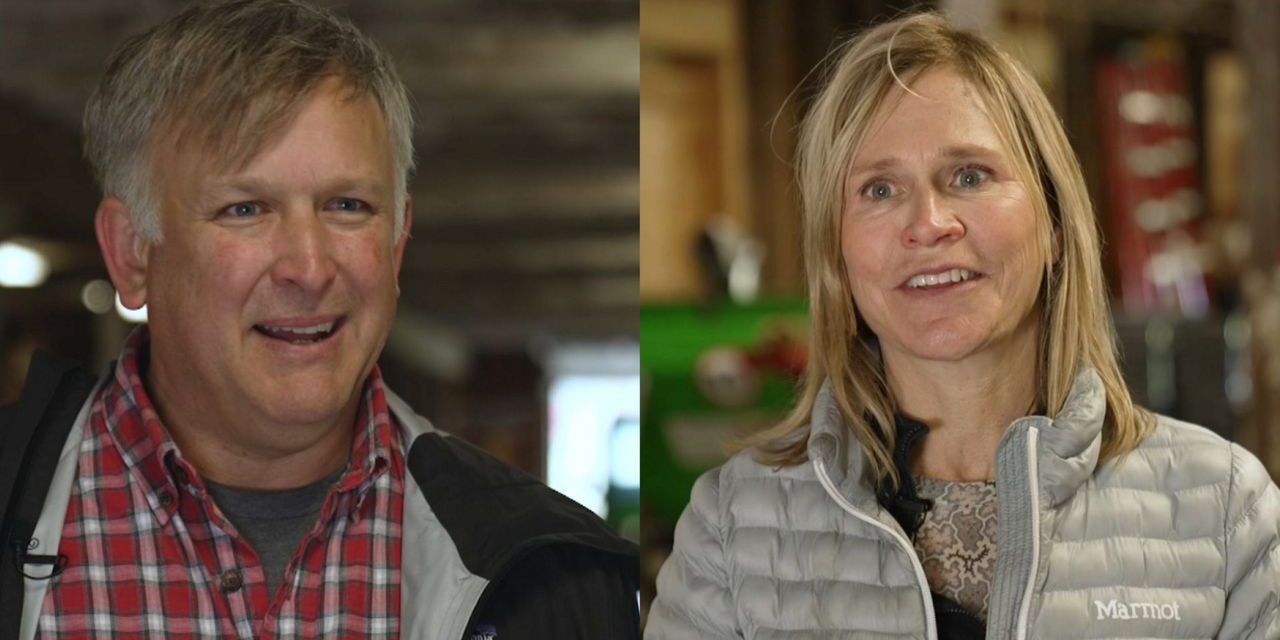 Lynn Edens y Gibson Durnford