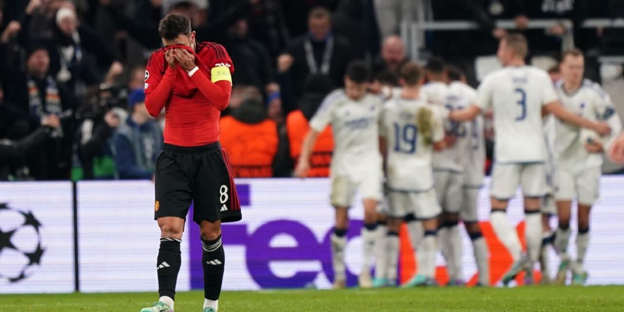 Man United alcanza nuevas profundidades con la crisis de la UCL en Copenhague