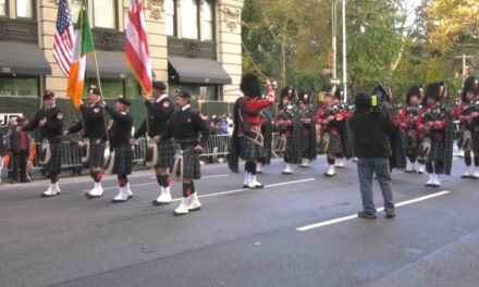 Miles de personas marchan en el 104º Desfile del Día de los Veteranos