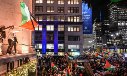 Miles de personas se reúnen en protestas pro-palestinas en toda la ciudad de Nueva York