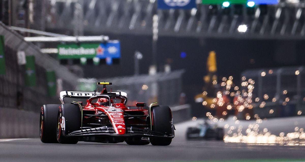 Mundial de F1: Ferrari lo apuesta todo al rojo en Las Vegas: 'pole' para Leclerc y segunda plaza para Sainz, pero sancionado hasta la 12ª |  Fórmula 1 |  Deportes