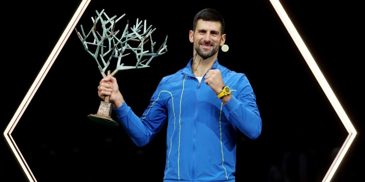 Novak Djokovic amplía su récord con su séptimo título del Masters de París