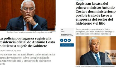 “Política portuguesa acaba de sofrer sobresalto de alcance ainda incerto”: buscas em São Bento já ecoam em Espanha
