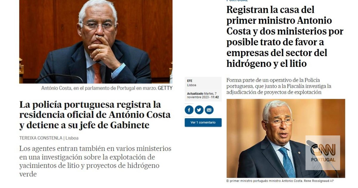 “Política portuguesa acaba de sofrer sobresalto de alcance ainda incerto”: buscas em São Bento já ecoam em Espanha