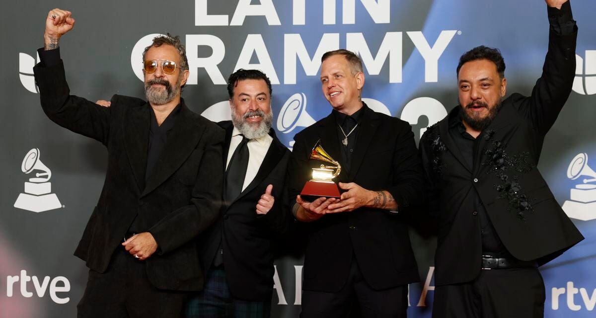 Premios Grammy Latinos, en directo |  Bizarrap y Quevedo se llevan el galardón a mejor canción urbana |  Cultura