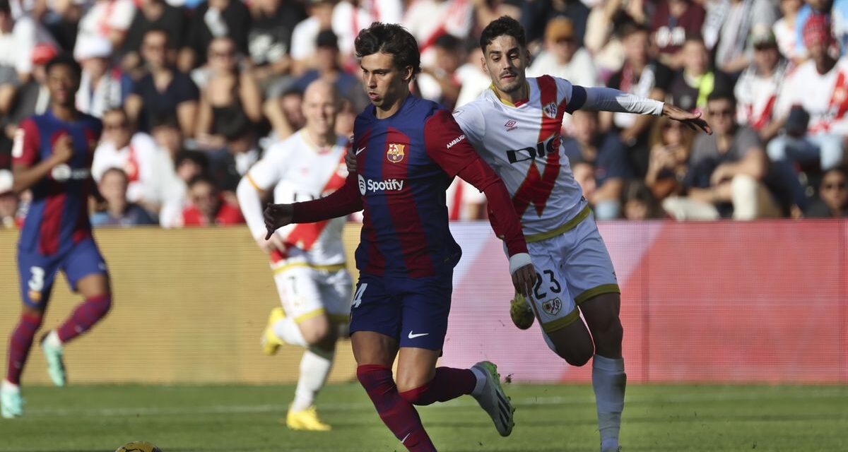 Rayo Vallecano – FC Barcelona, ​​en directo |  El Rayo y el Barça reparten puntos en Vallecas