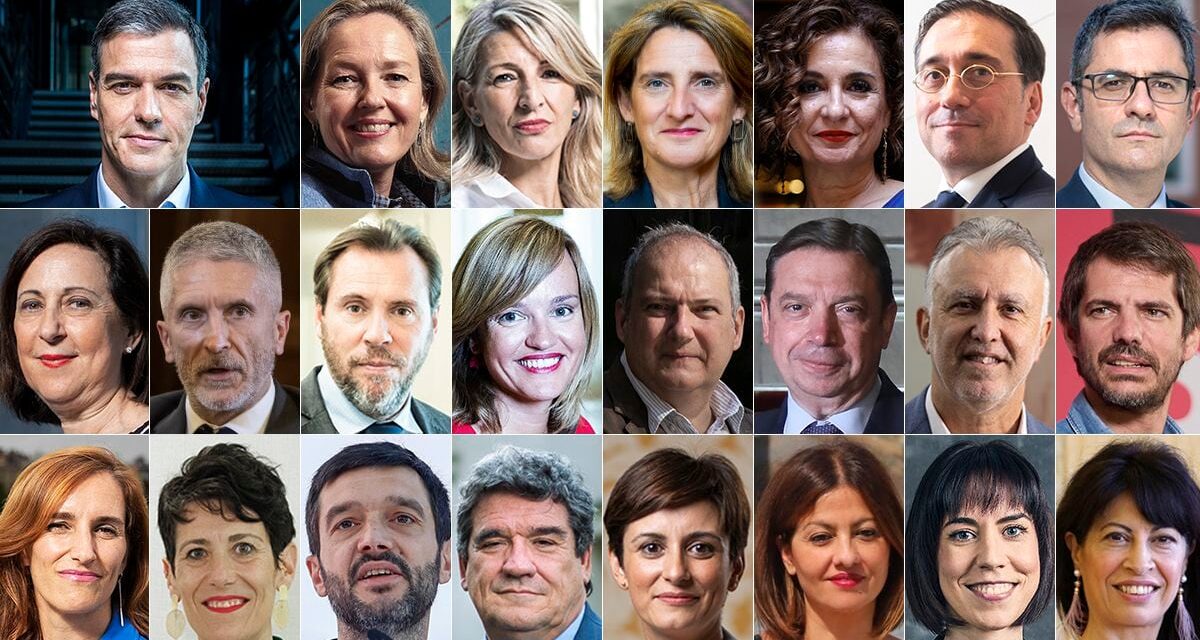 Todos los ministros del nuevo Gobierno de Pedro Sánchez |  España