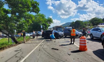 Varios lesionados en accidente múltiple en provincia dominicana