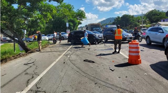 Varios lesionados en accidente múltiple en provincia dominicana |  AlMomento.net