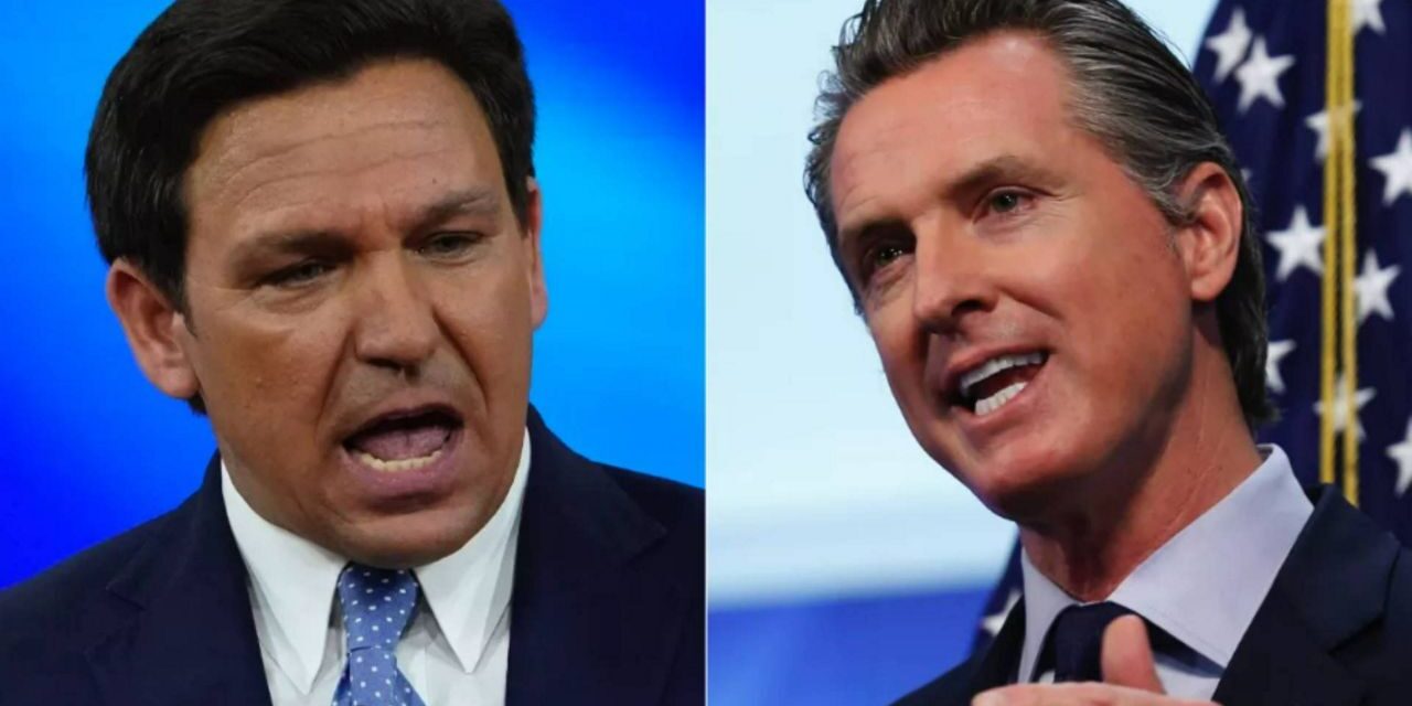 ¿Quién tiene más que ganar en el debate entre DeSantis y Newsom?