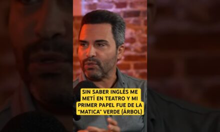 ¡QUERER ES PODER! “Sin saber inglés empecé a estudiar teatro y mi primer papel (rol) fue…” #shorts
