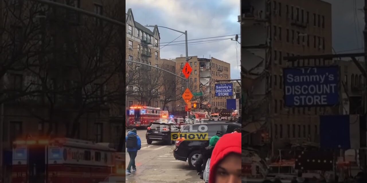 ALERTA 🚨: Se derrumba parte de edificio en El Bronx en Nueva York. #noticias #shorts
