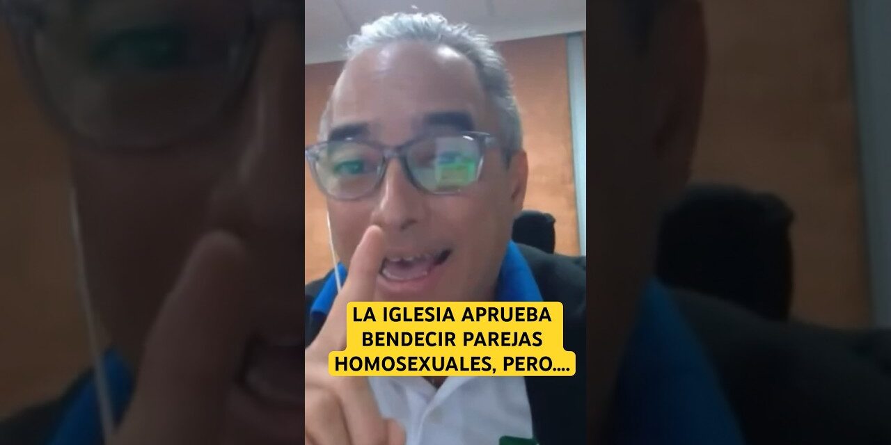 “Se bendice a homosexuales, pero no la unión” explica experto sobre aprobación del Vaticano #shorts
