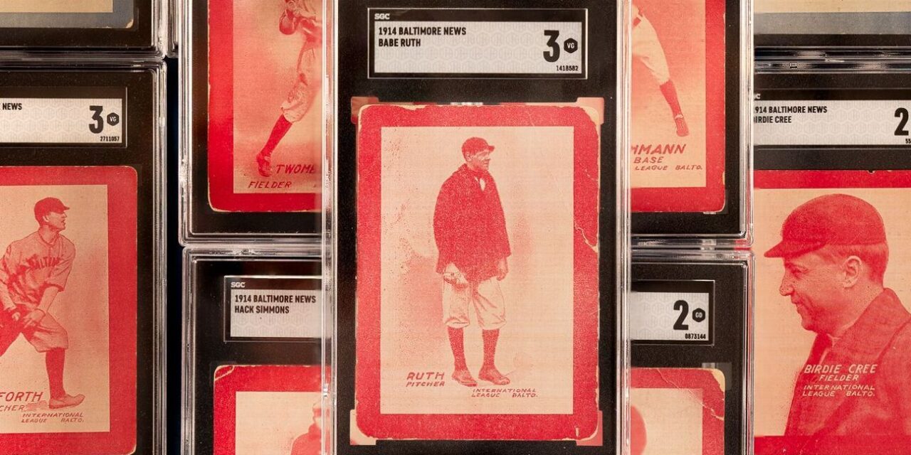 1914 Baltimore News La tarjeta de novato de Babe Ruth genera $ 7,2 millones