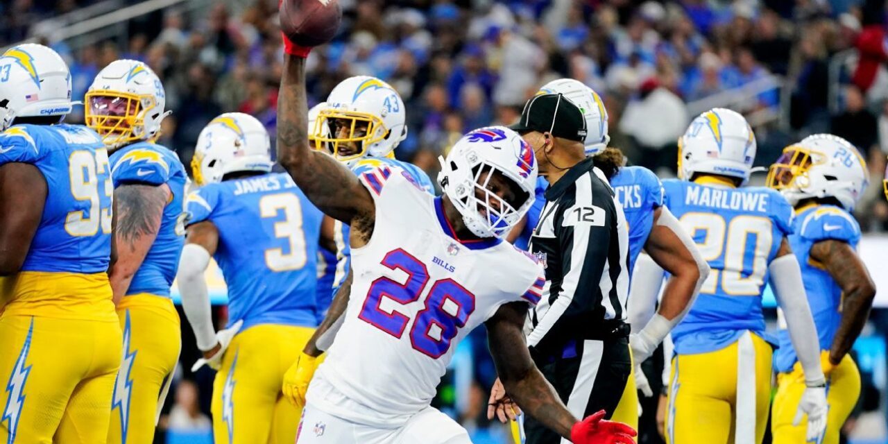 Buffalo Bills vencen a Los Angeles Chargers aumentan las posibilidades de playoffs