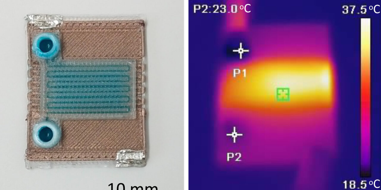 Científicos imprimen en 3D dispositivos de microfluidos autocalentables |  Noticias del MIT