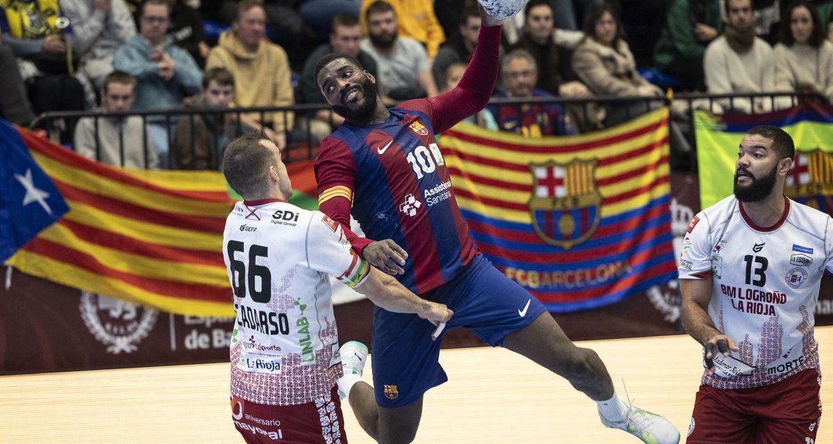 El Barcelona alarga su imbatibilidad ante el Logroño y alza la Copa de España de balonmano |  Deportes