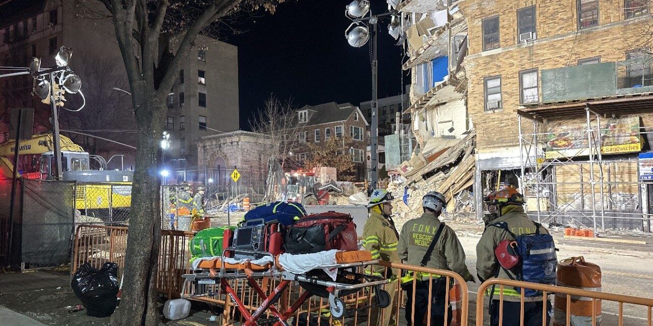 El FDNY dice que no encontraron a nadie entre los escombros del derrumbe del edificio del Bronx