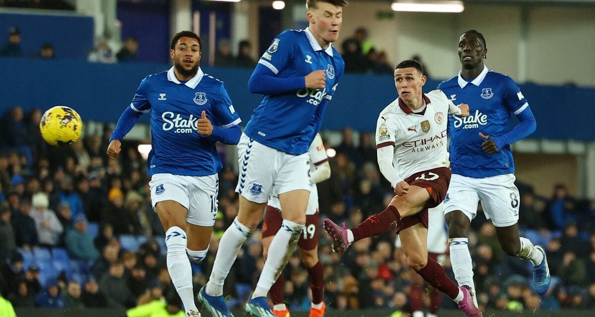 El Manchester City remonta al Everton y se sube al tren de la Premier |  Fútbol |  Deportes