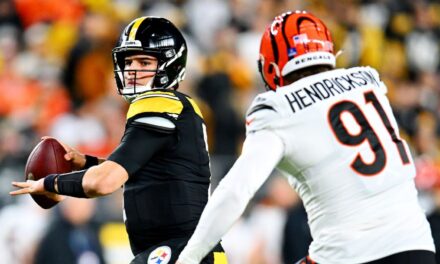 El QB Mason Rudolph provoca la goleada de los Steelers sobre los Bengals
