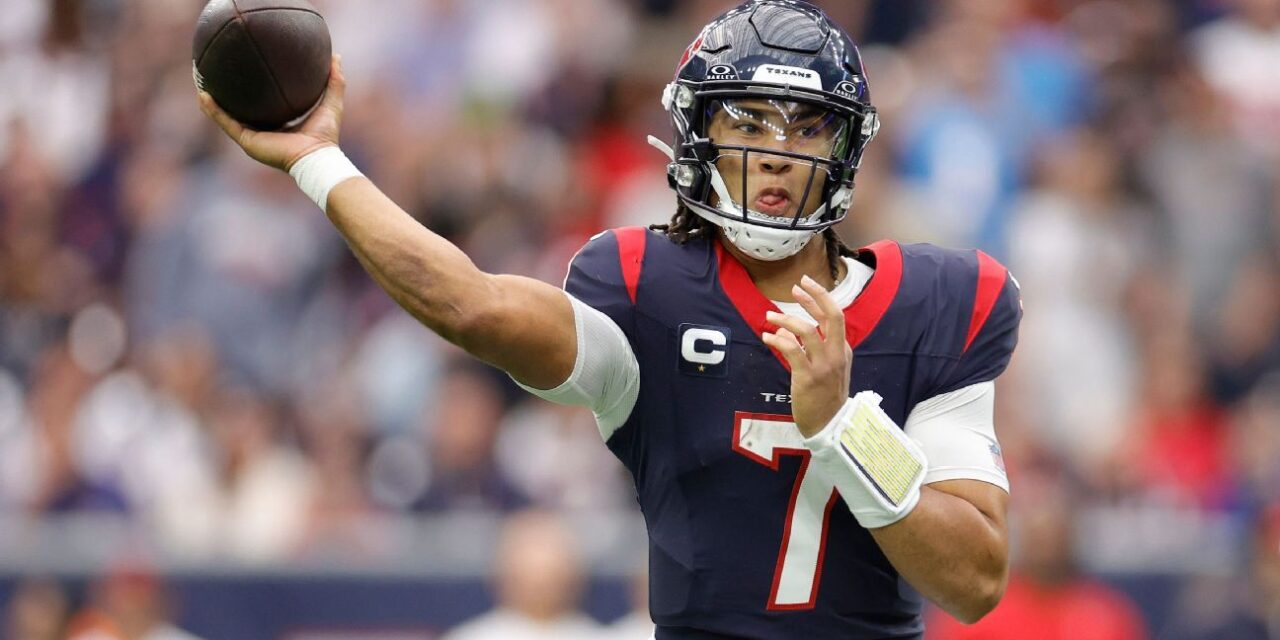 El mariscal de campo de los Texans, CJ Stroud, probablemente estará fuera el domingo contra los Browns, dicen las fuentes