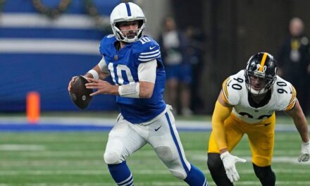 El pase de touchdown de Gardner Minshew ayuda a los Colts a tomar ventaja en el medio tiempo
