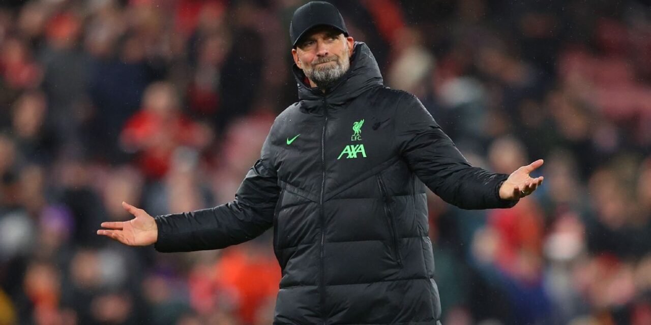 El técnico del Liverpool, Klopp, les dice a los fanáticos "os necesitamos" para el Arsenal