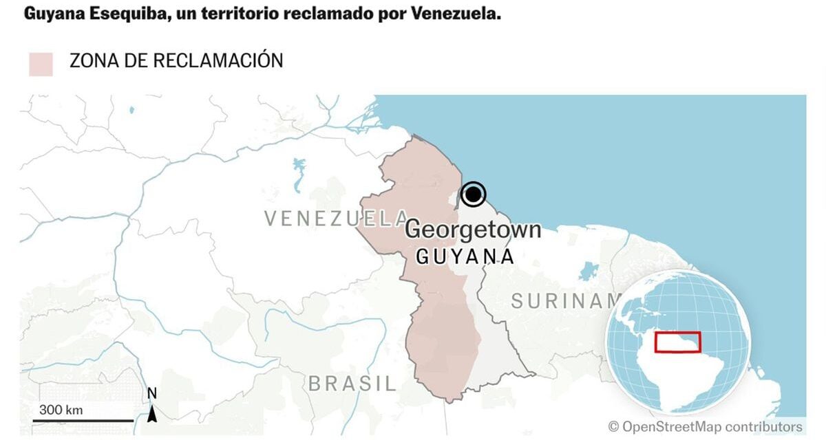 Esequibo: Tensión por el referéndum que celebra Venezuela sobre un territorio que se disputa con Guyana