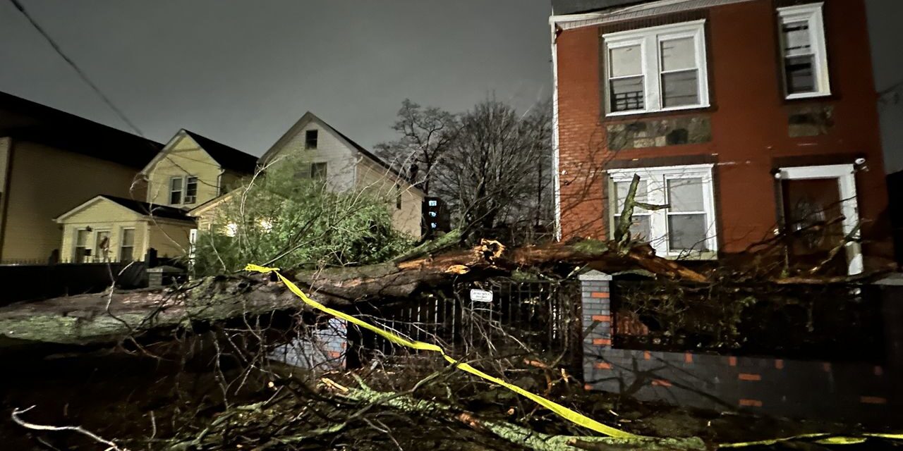 Fuertes lluvias empapan la ciudad de Nueva York