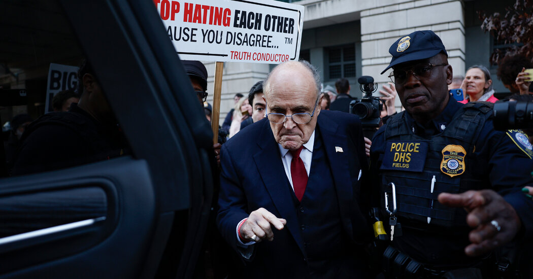 Giuliani se declara en quiebra