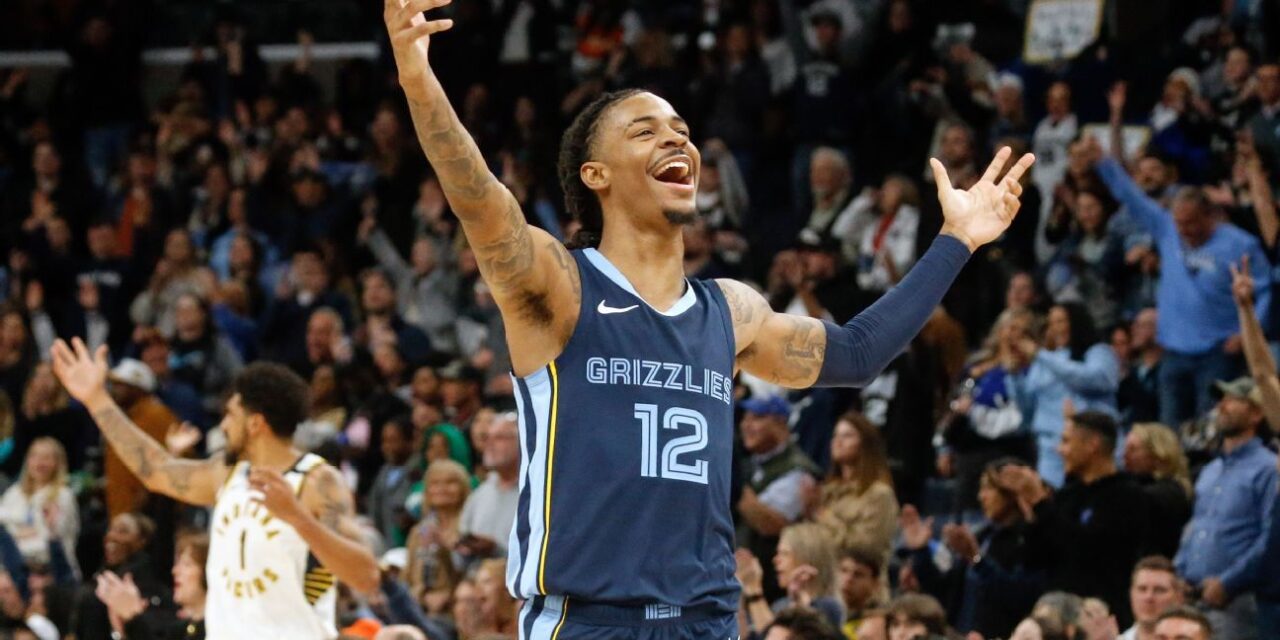 Ja Morant de los Grizzlies nombrado jugador de la semana tras su suspensión